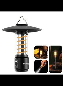 WEST BIKING Portable Camping Light 3 In 1 Multifunctional Outdoor LED Flashlight USB Charging Emergency Lamp Hanging Tent Light