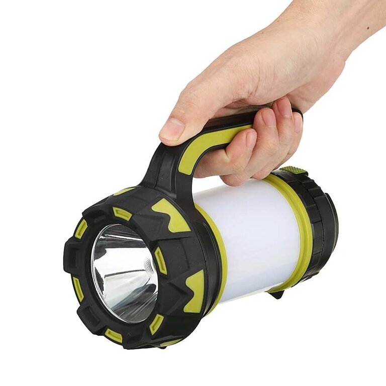 LED Camping Light Super Bright Work Light Large Capacity USB Fully Rechargeable Long Range Powerful Lighting for Outdoor Camping Hunting