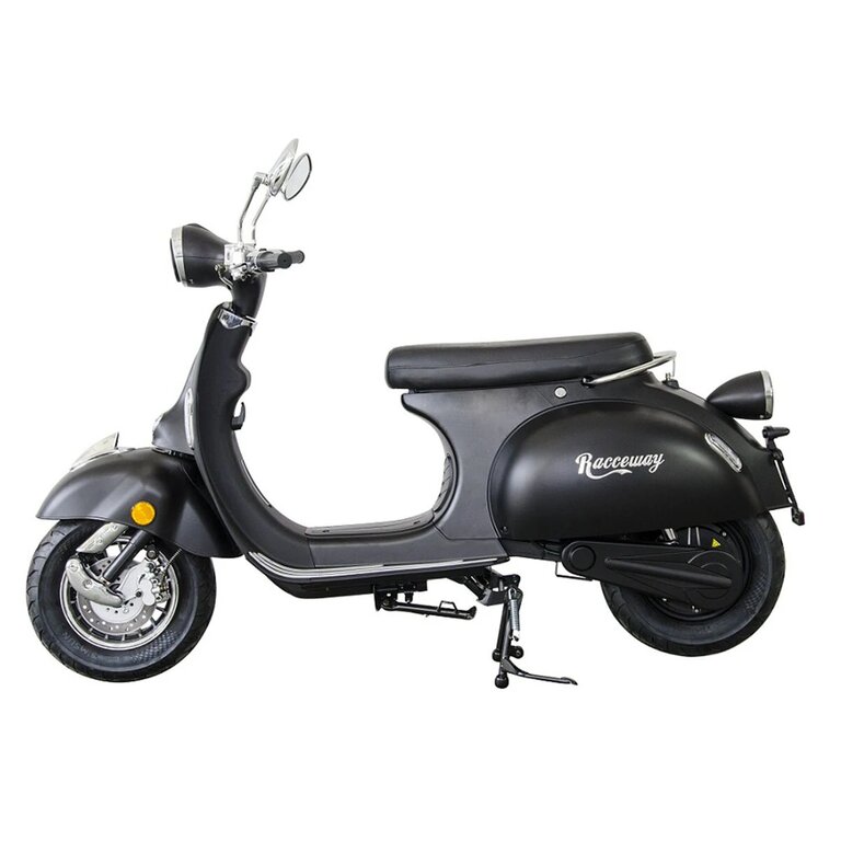 [EU Direct] RACCEWAY® MOTOE-07 Electric Scooter 60V 20Ah 2000W 10 Inch Tires Range 50km Load Capacity 150kg Electric Motorcycle - Black